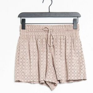 Zara faux suede shorts
